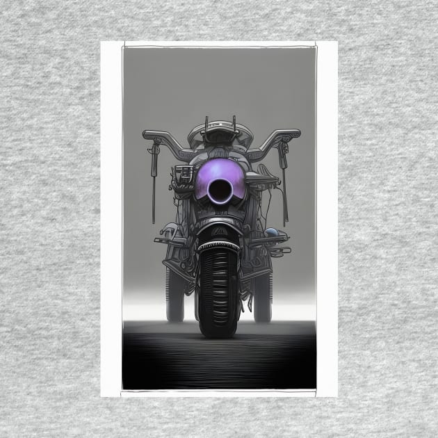 Moto chopper from the future №0011 by Elba from Ukraine